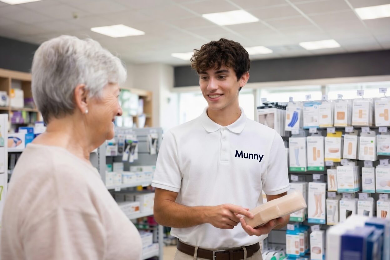 Ausbildungsplatz Sanitätsfachverkäufer / Kaufmann im Einzelhandel (m/w/d) bei Munny Orthopädie Bergisch Gladbach – Dein Einstieg in einen sinnvollen Beruf mit Zukunft