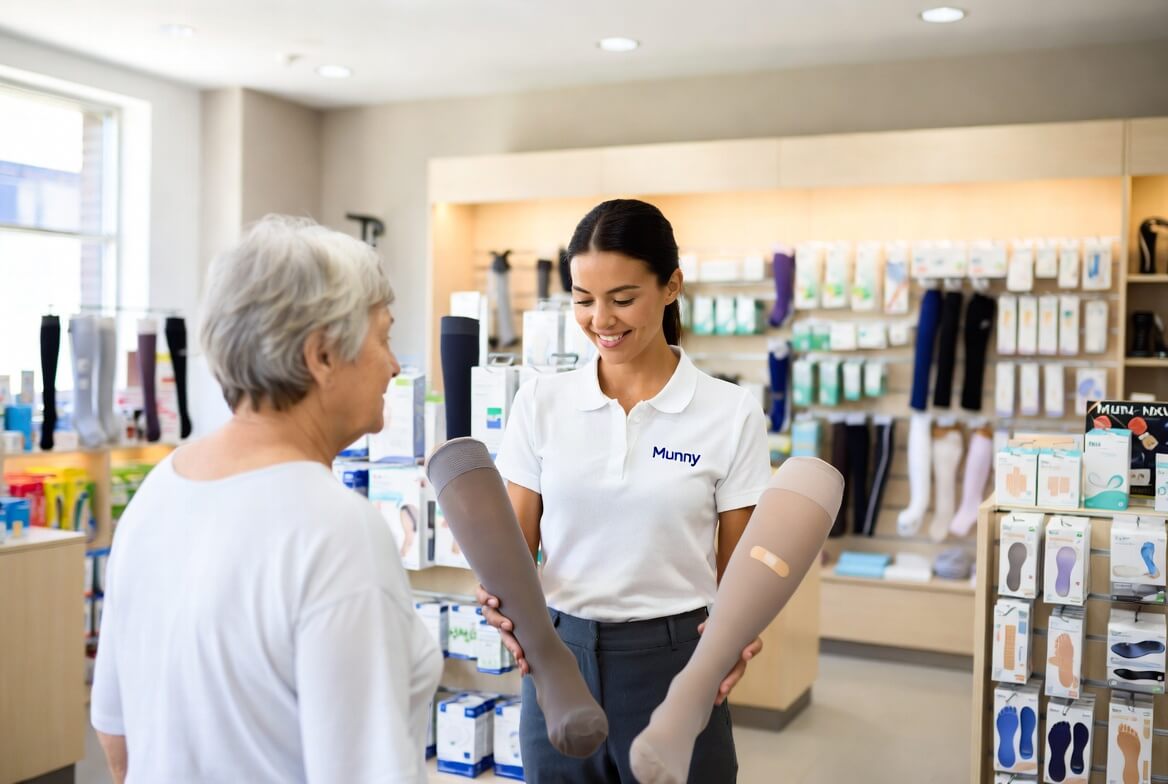 Stellenangebot Fachverkäufer/in Sanitätsfachhandel (m/w/d) bei Munny Orthopädie Bergisch Gladbach – Persönliche Beratung mit Herz und Fachkompetenz